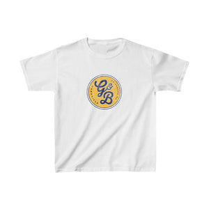 YOUTH GOLD & BLUE BADGE TEE