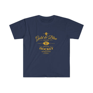 GOLD & BLUE WHISKY LABEL TEE