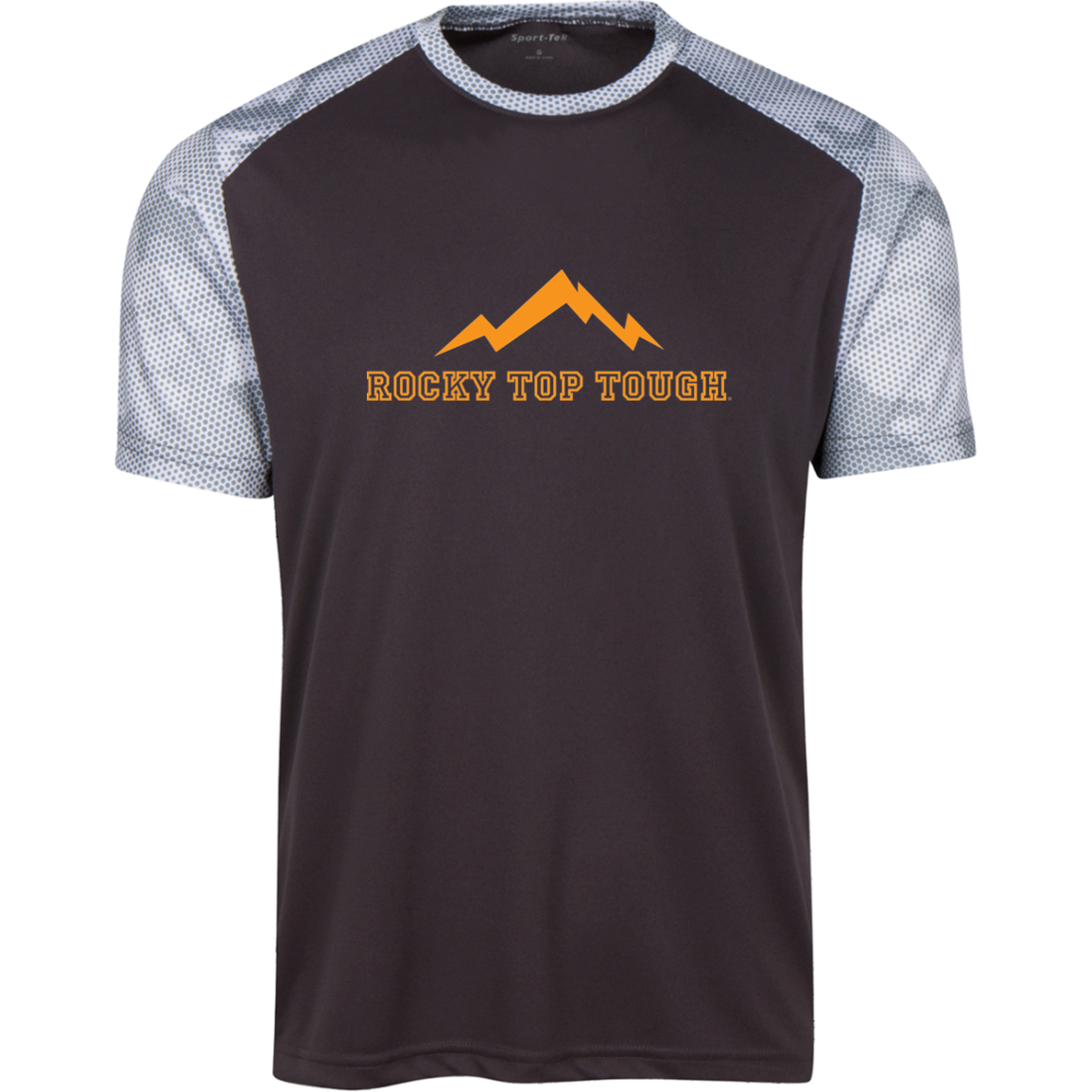 YOUTH ROCKY TOP TOUGH CAMO HEX PERFORMANCE TEE